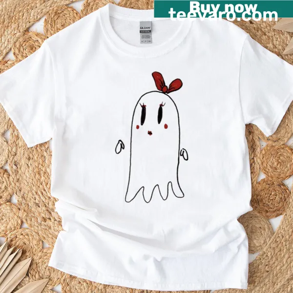 Cute girly ghost graphic t-shirt