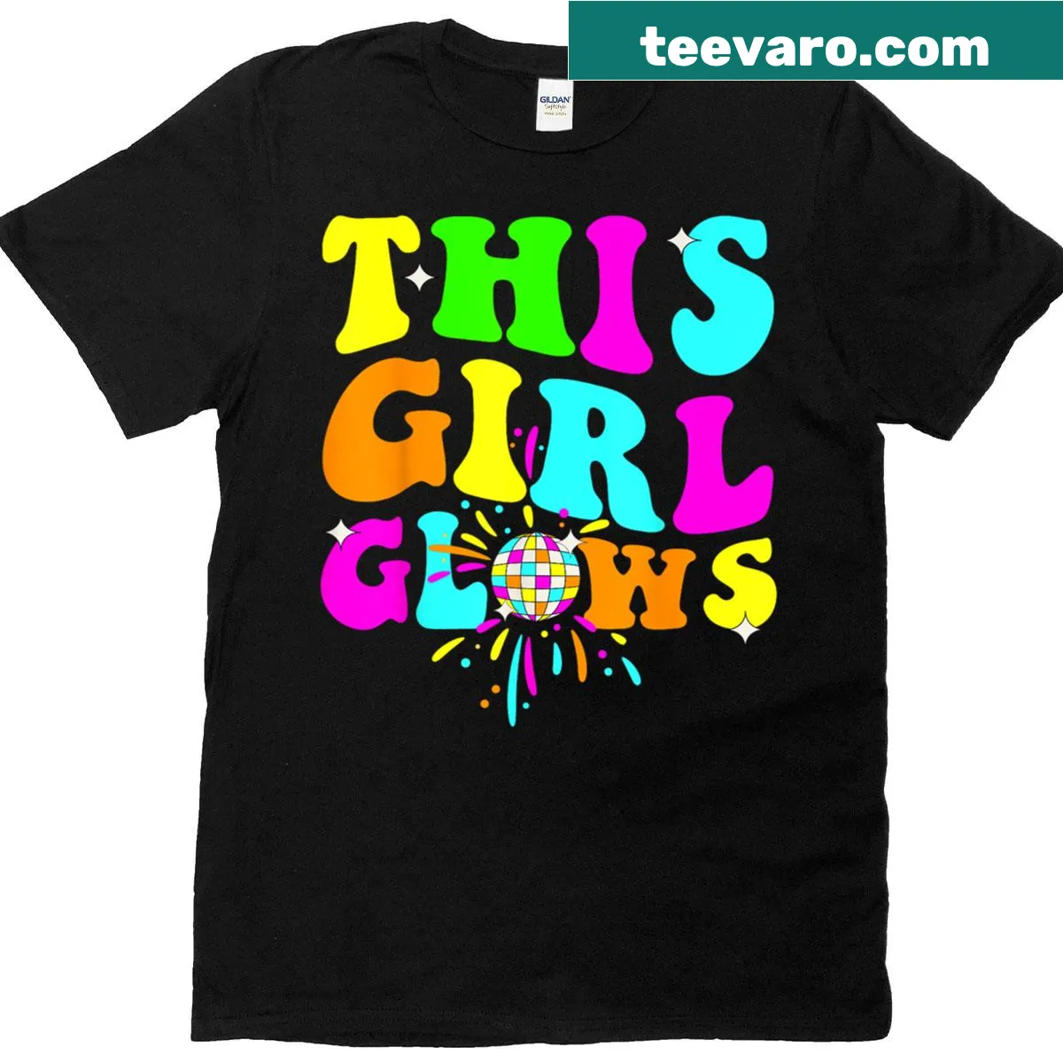 Cute T-shirt for girls inspired by '80s and '90s styles — on a men's t-shirt