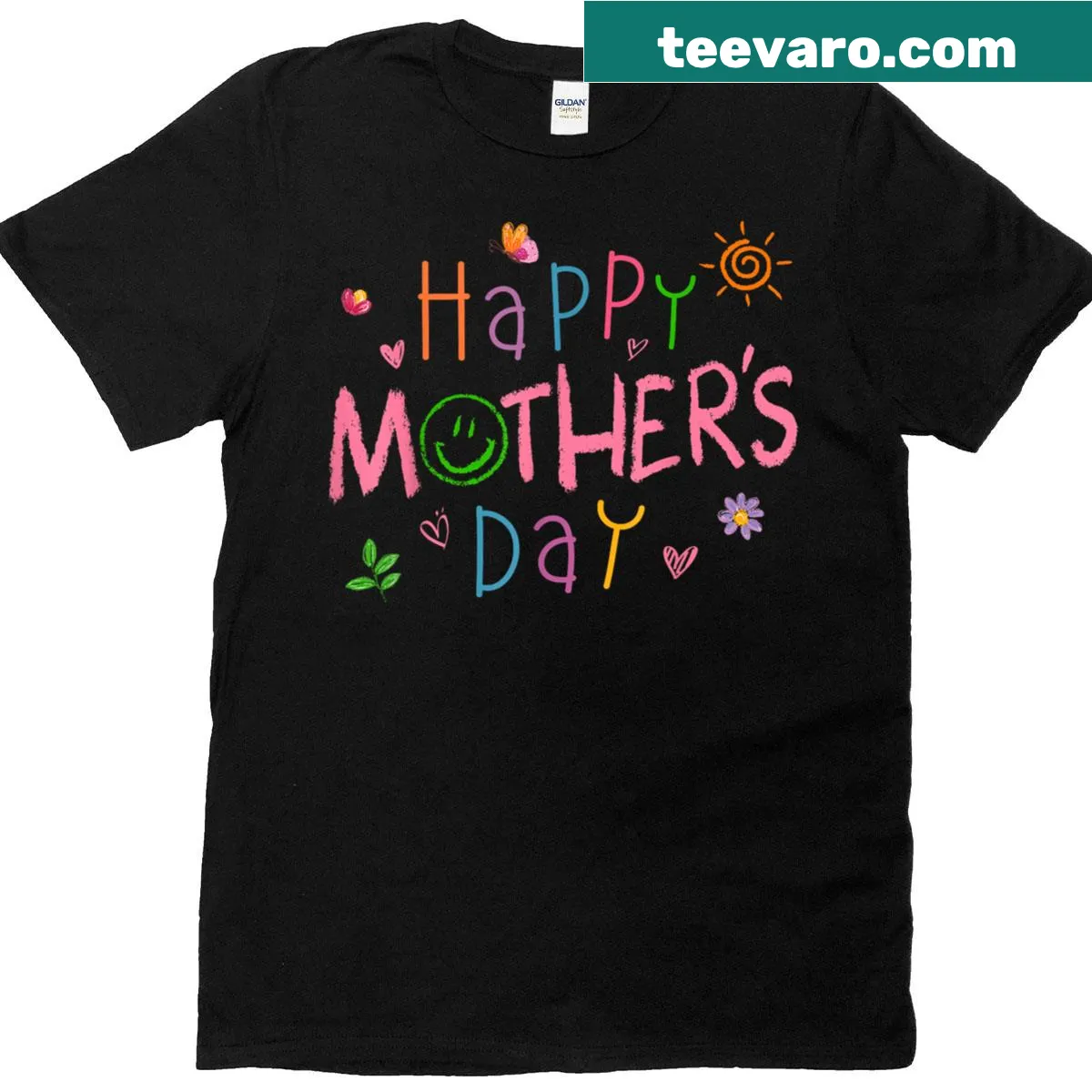 Toddler T-shirt for Mother's Day with playful text for mom — on a men's t-shirt
