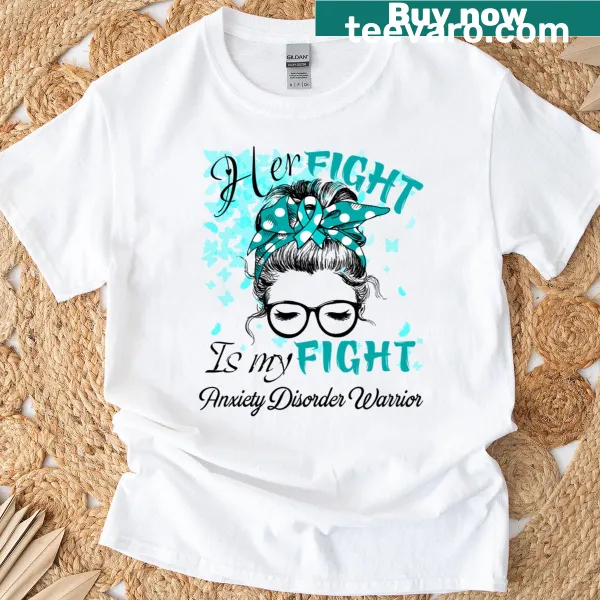 Inspirational typography on a mental health awareness t-shirt