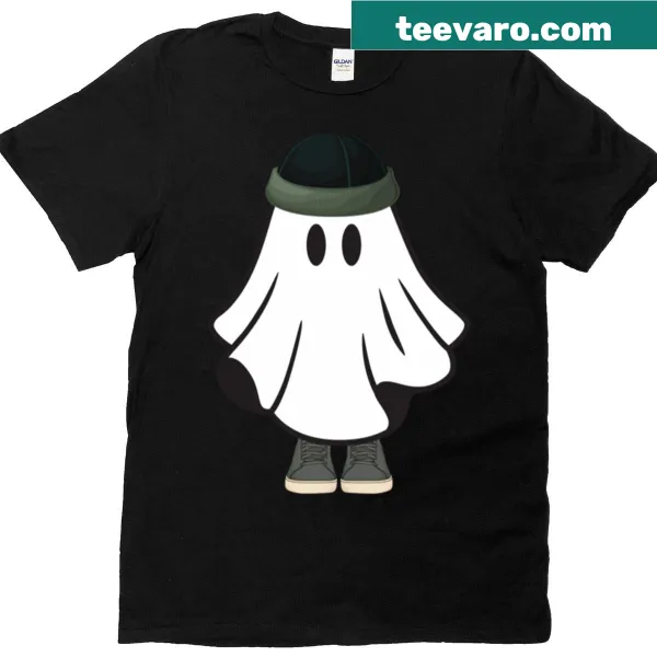Hipster ghost graphic t-shirt