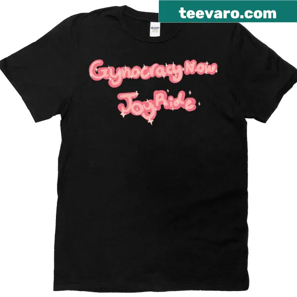 Joyride 2025 T-shirt featuring a playful travel-themed graphic