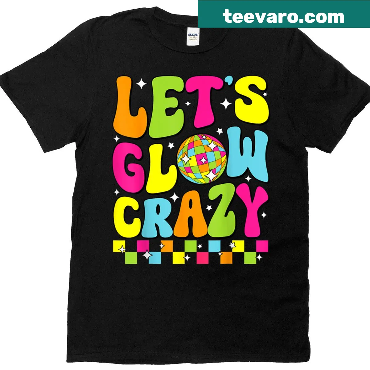 Retro birthday party shirt with fun graphics from the 80s and 90s — on a men's t-shirt