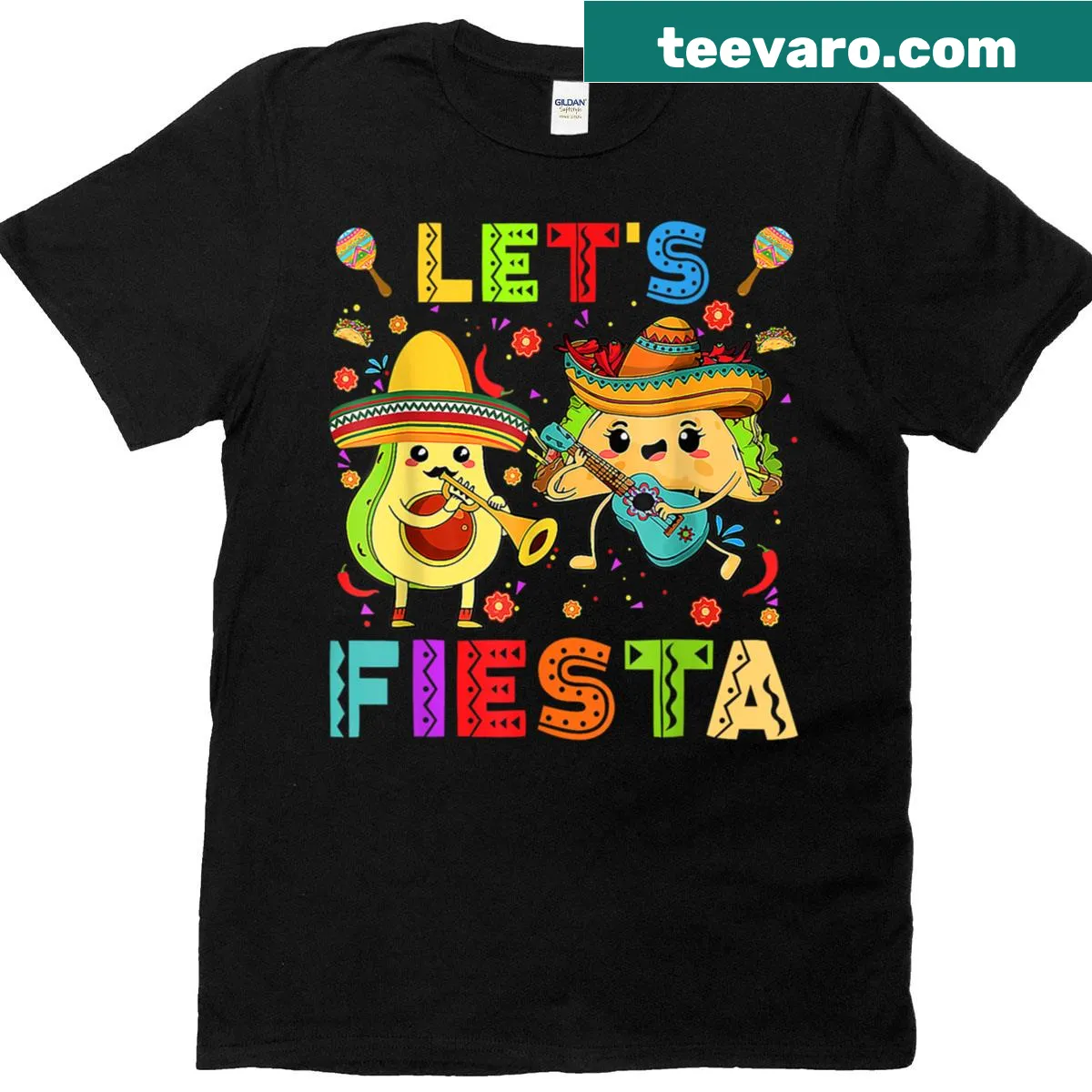 LGBT Pride T-shirt with rainbow vegetable graphic — on a men's t-shirt