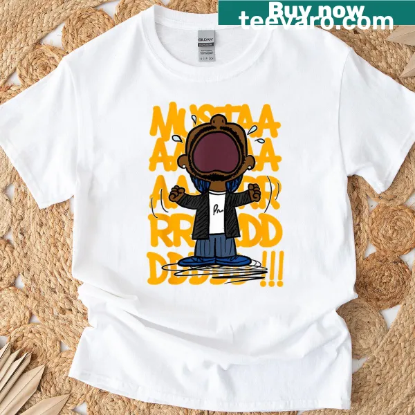 Humorous Mustarddd T-shirt with playful typography