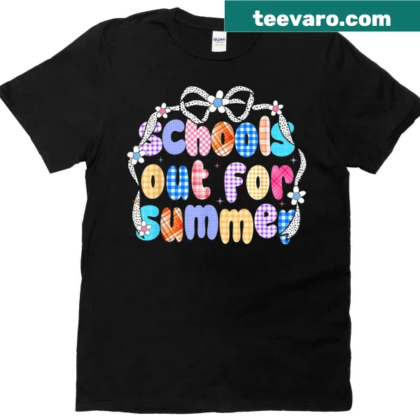 Teacher appreciation graphic on a summer T-shirt