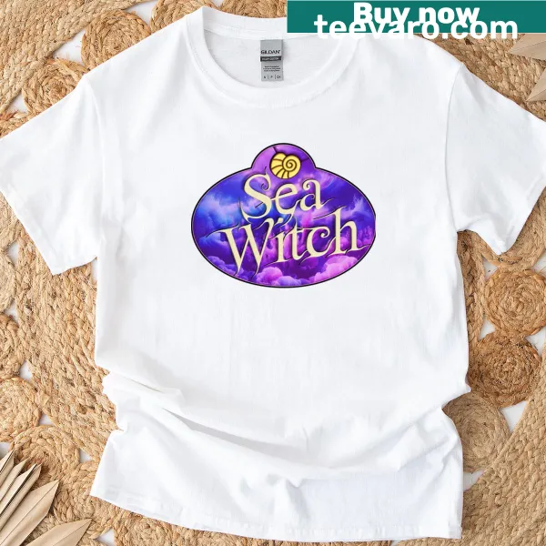Ursula-inspired nametag design on a T-shirt