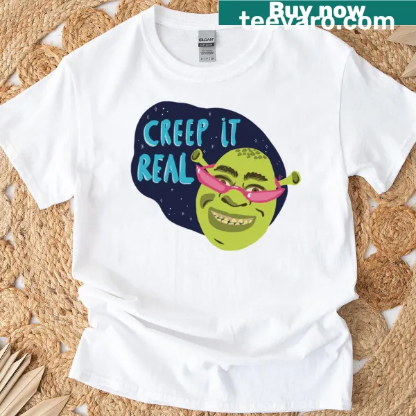 Shrek inspired t-shirt with a playful graphic