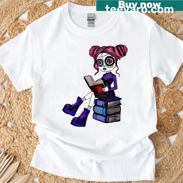 Magic-themed graphic T-shirt with a witch vibe