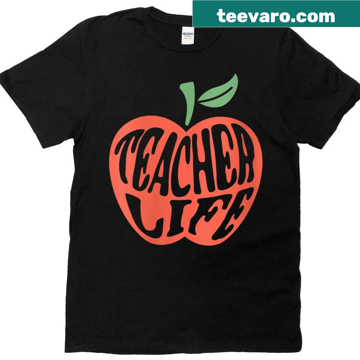 Teacher life graphic t-shirt designed for women with motivational text — on a men's t-shirt