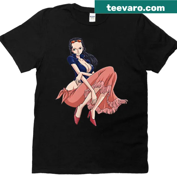 Anime T-shirt featuring Robin the Devil Child character illustration