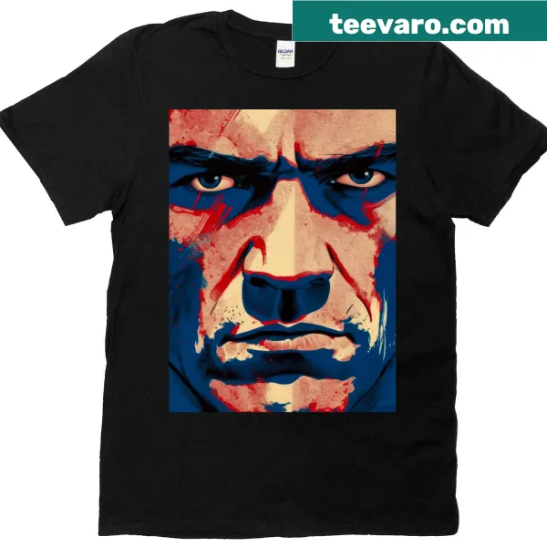 Oversized T-shirt featuring Antonio Banderas artistic palette design