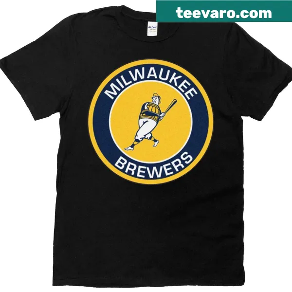 Milwaukee brewery logo t-shirt featuring bold typography