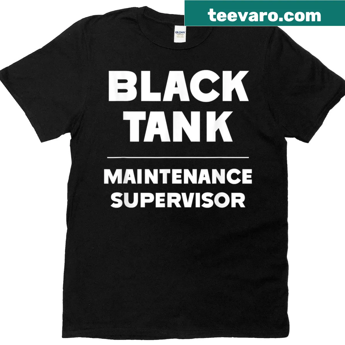 Proud T-shirt for maintenance supervisors featuring job-related graphic. — on a men's t-shirt