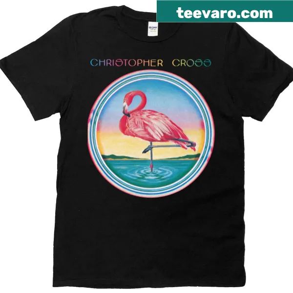 Retro design T-shirt honoring Christopher Cross's debut album