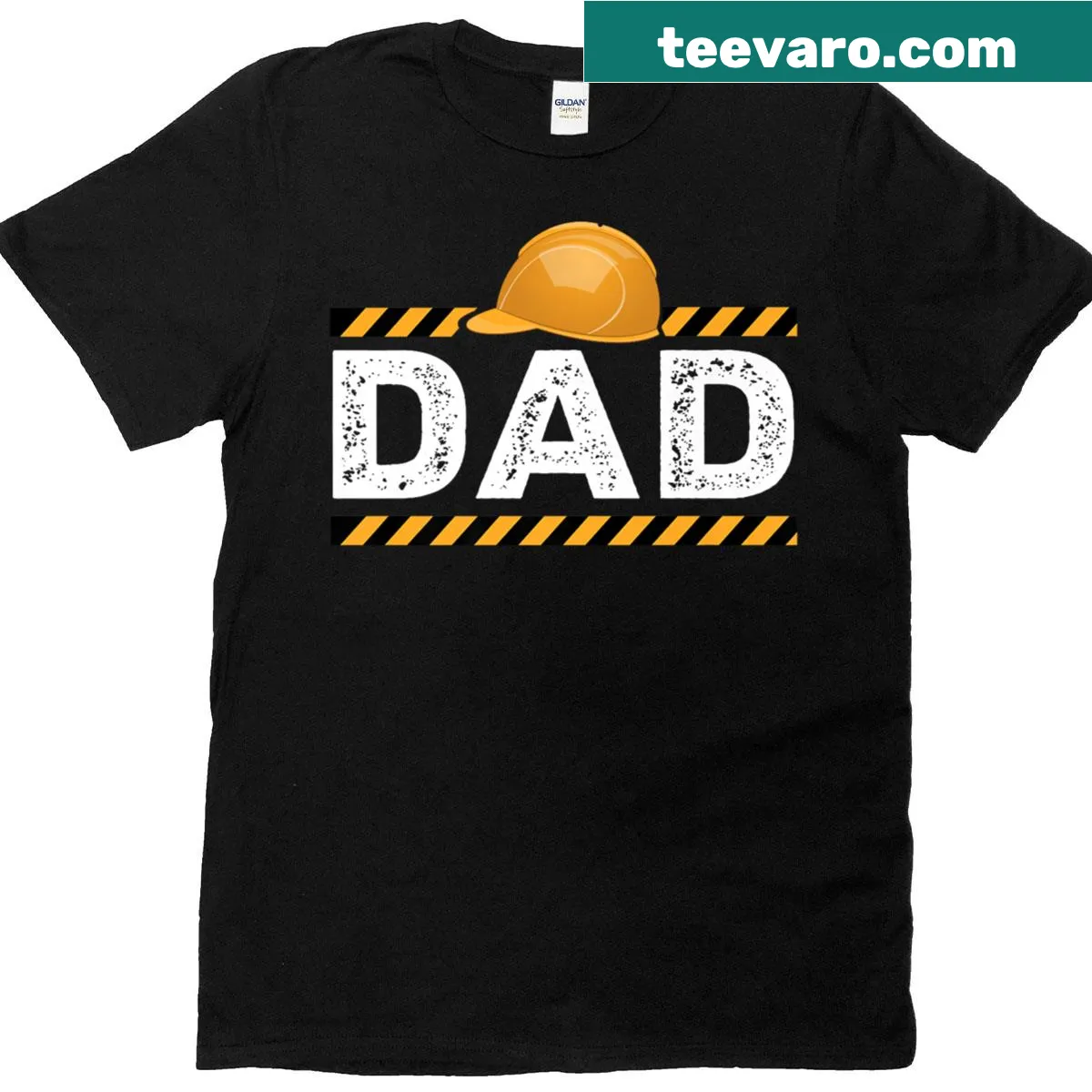 Excavator dad graphic T-shirt for Father's Day — on a men's t-shirt