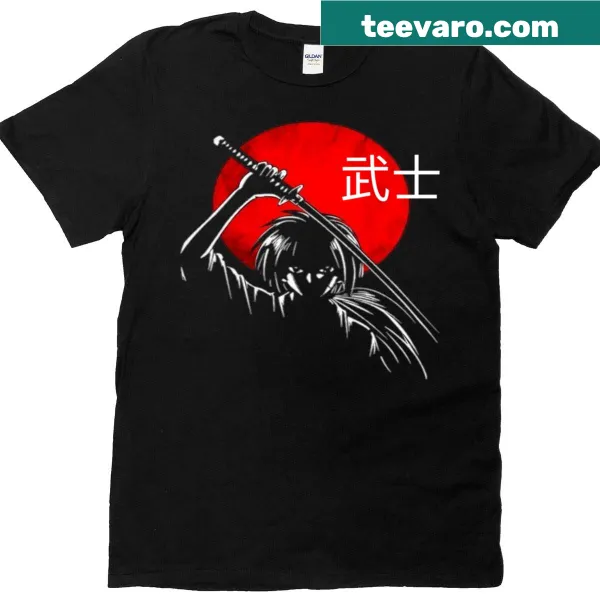 Anime-inspired t-shirt featuring playful illustrations