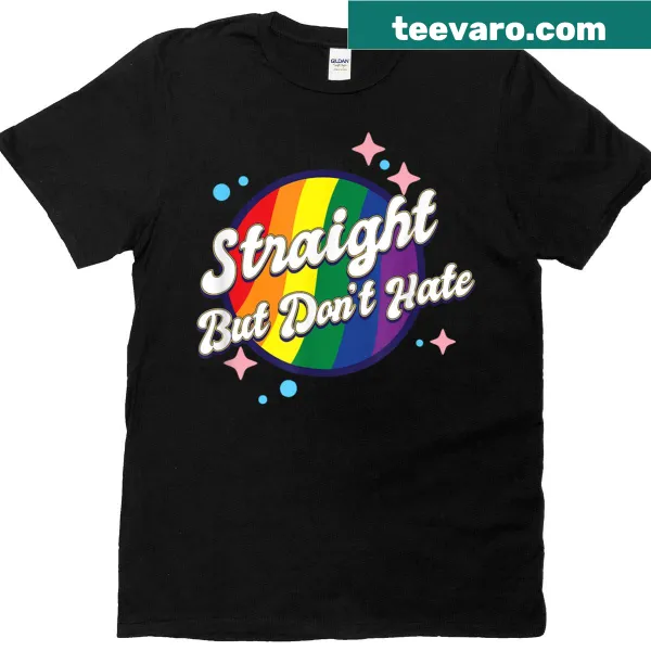 Rainbow graphic T-shirt supporting LGBTQIA pride