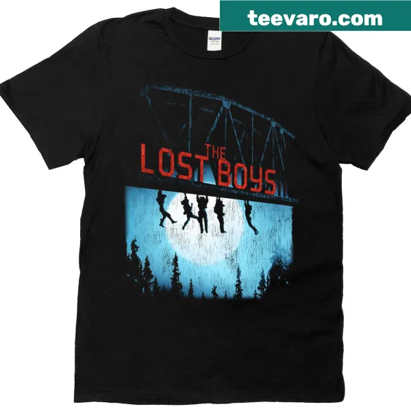 Worn Lost Boys t-shirt featuring an illustration inspired by the movie.