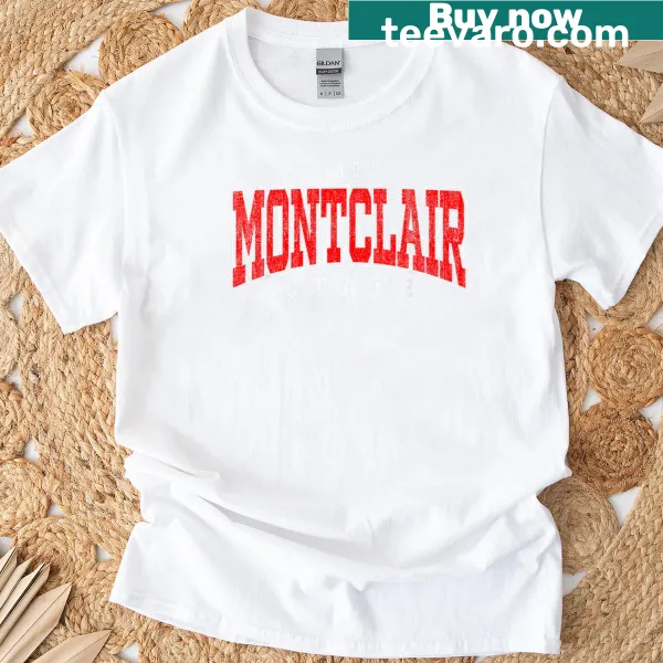 Vintage design Montclair State Arch t-shirt with a classic graphic