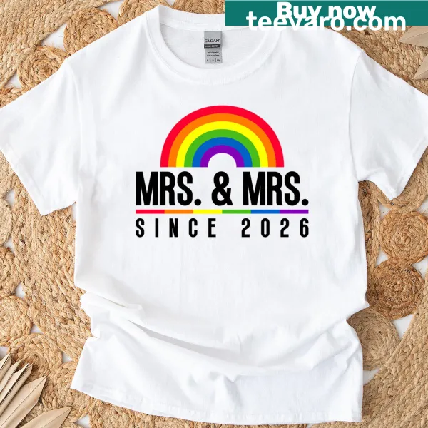 Heartfelt T-shirt celebrating love and marriage equality