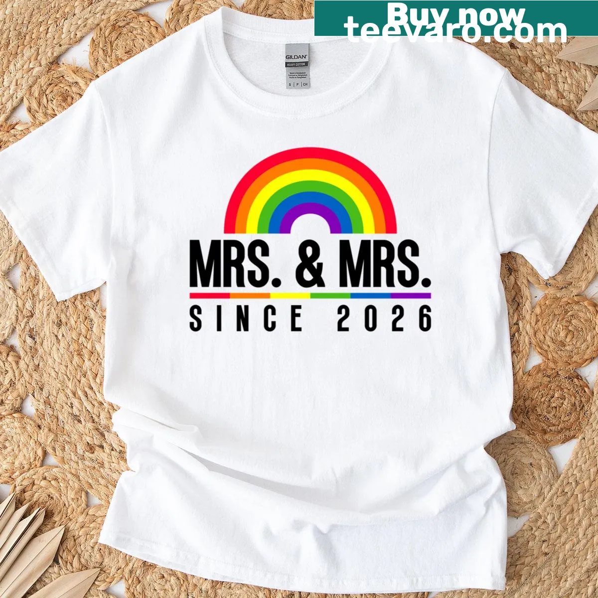 Heartfelt T-shirt celebrating love and marriage equality — on a men's t-shirt