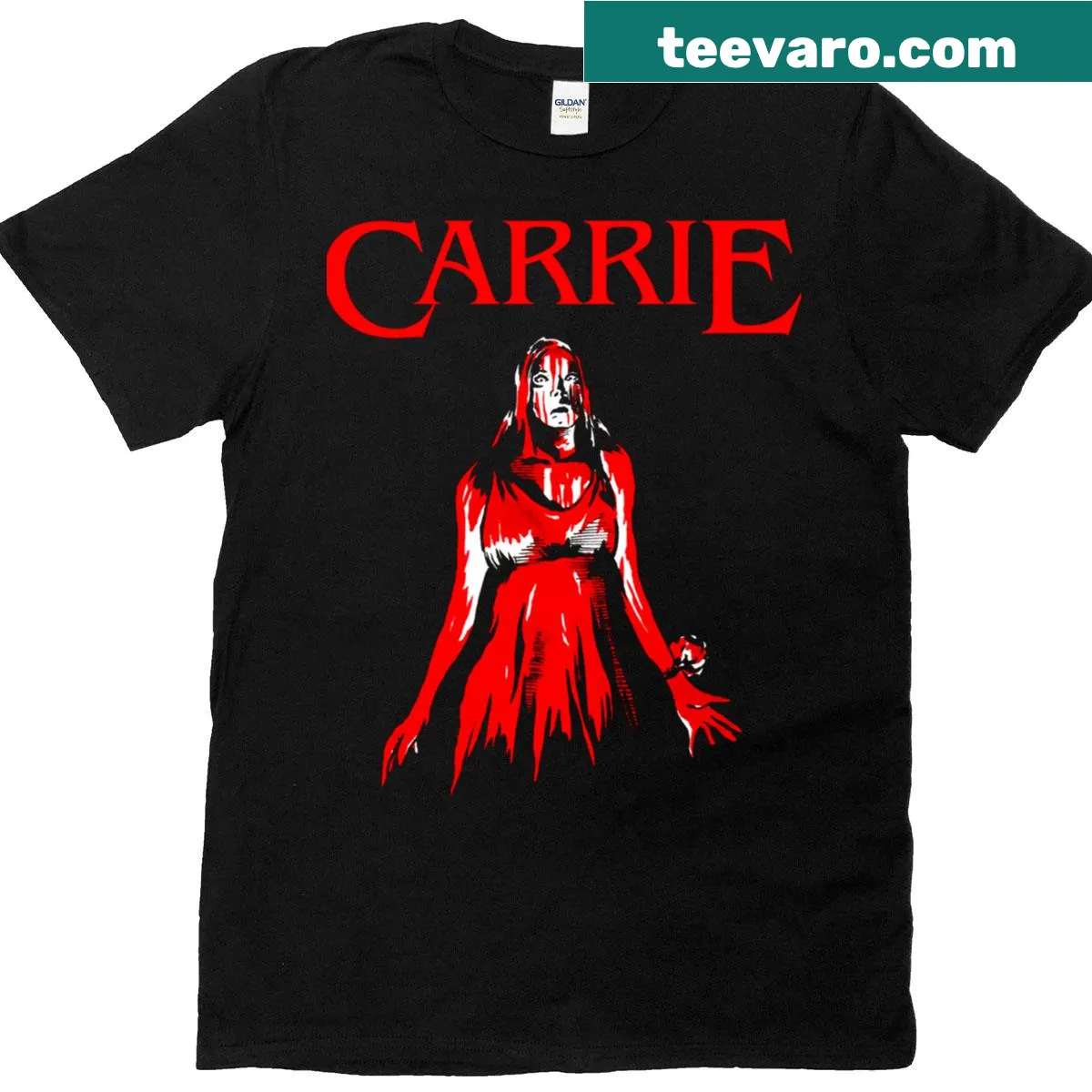 Humorous Prom Queen T-shirt with cartoon graphics — on a men's t-shirt