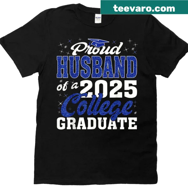 Graduation t-shirt declaring pride in a husband of a graduate