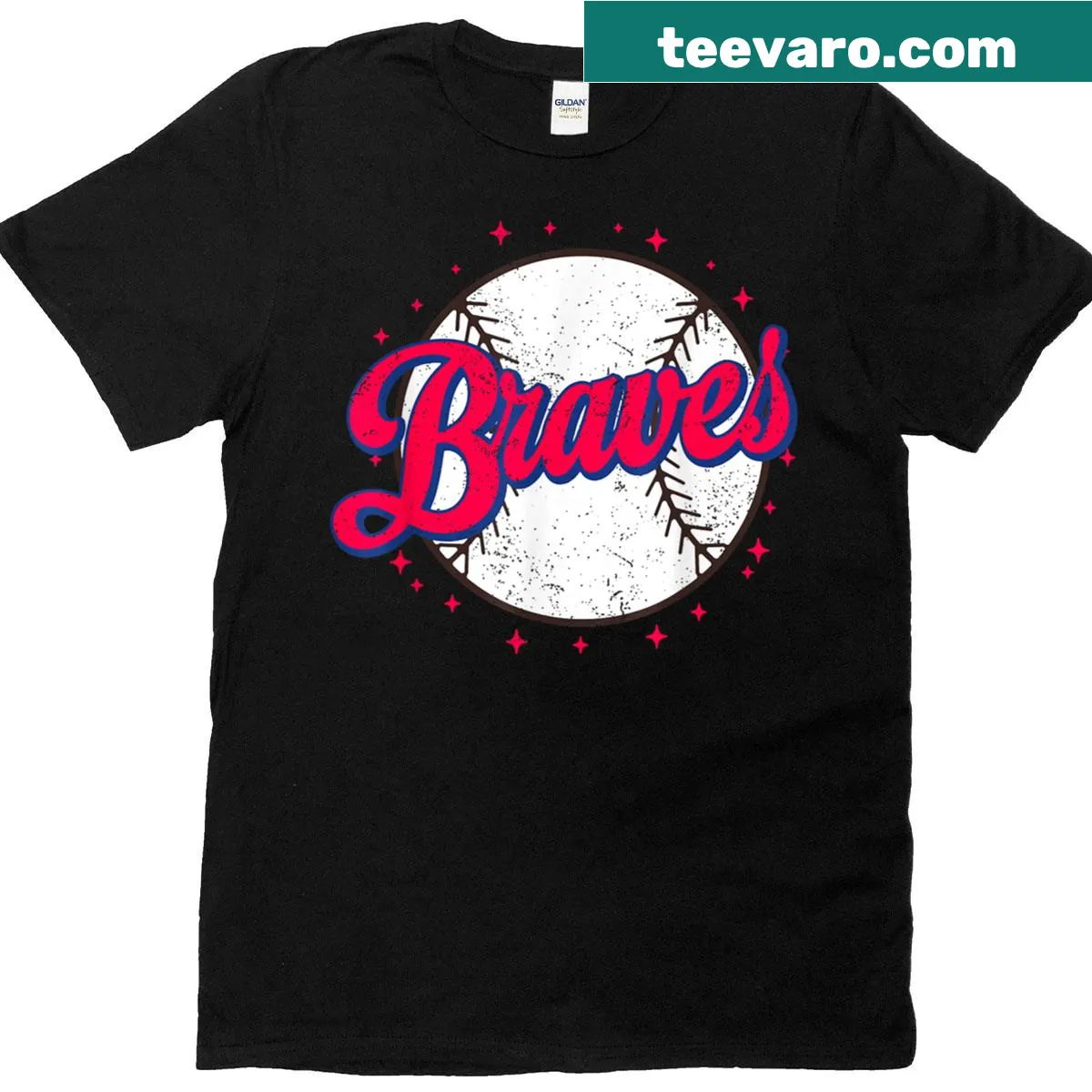 Personalized retro T-shirt with customizable name graphic — on a men's t-shirt