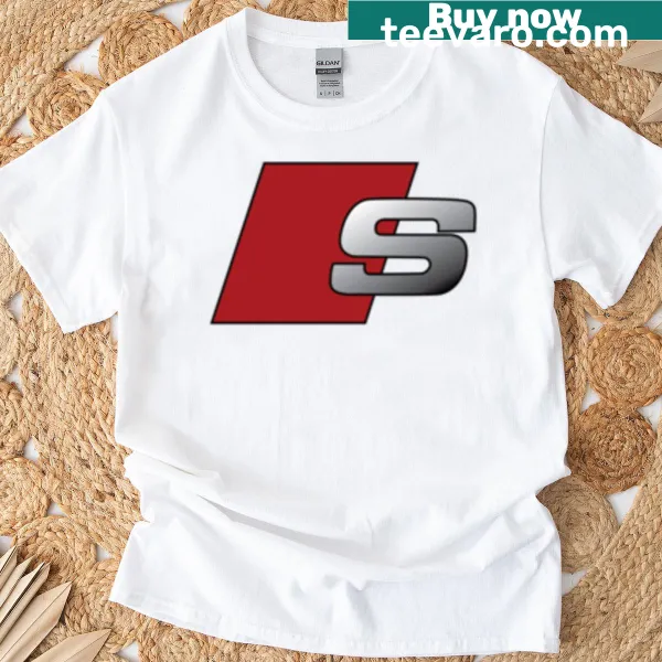Playful automotive-themed illustration on an S Series T-shirt.
