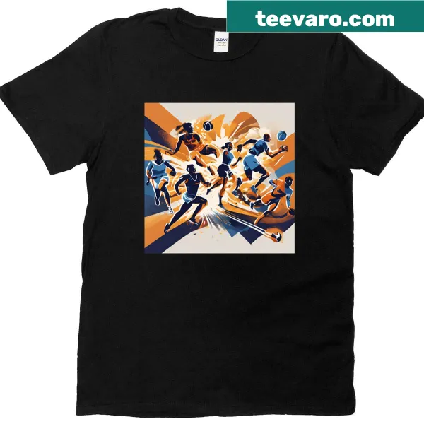 Whimsical hand-lettered design on an Art Works T-shirt