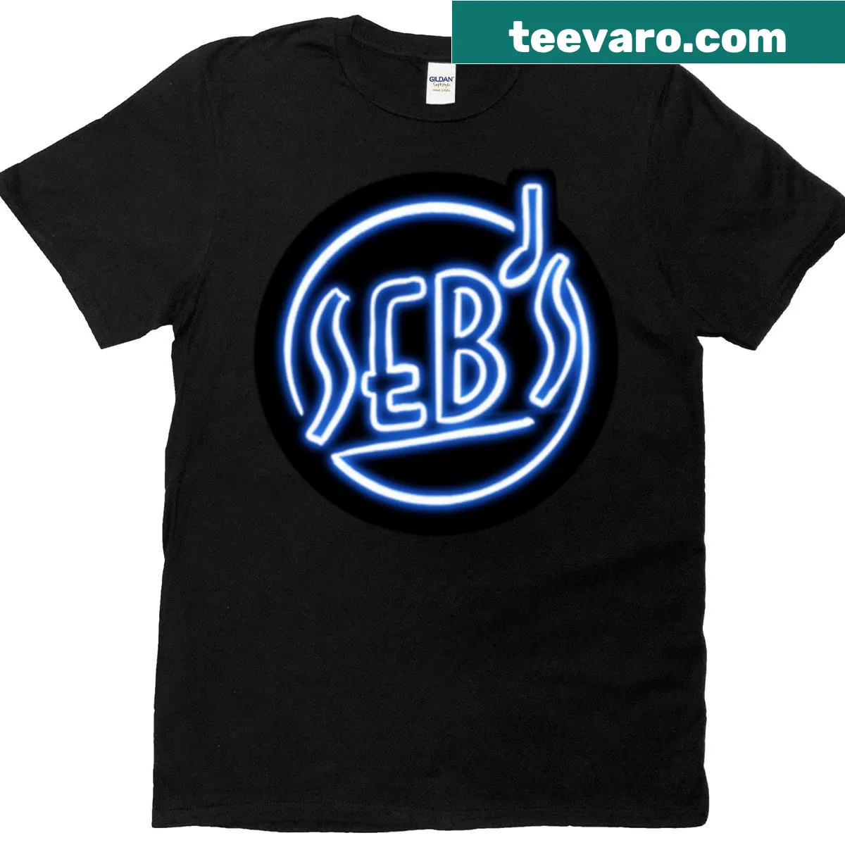 Graduation-themed typography on a black T-shirt — on a men's t-shirt
