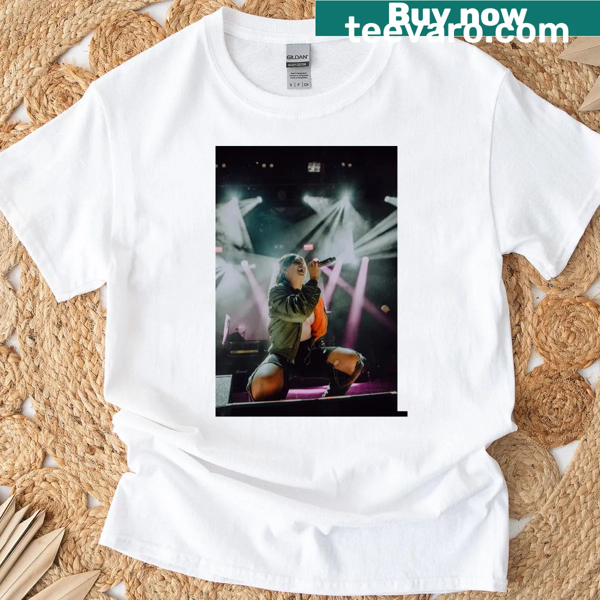 Whimsical typography design about sleigh bells on a T-shirt. — on a men's t-shirt