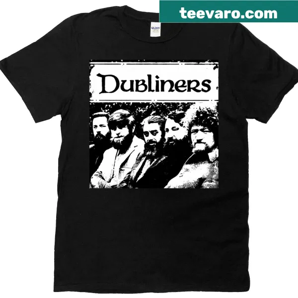 Vintage-inspired t-shirt featuring The Dubliners design