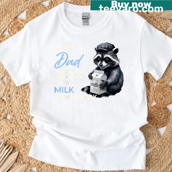 Funny text print t-shirt for Father's Day celebrating dad