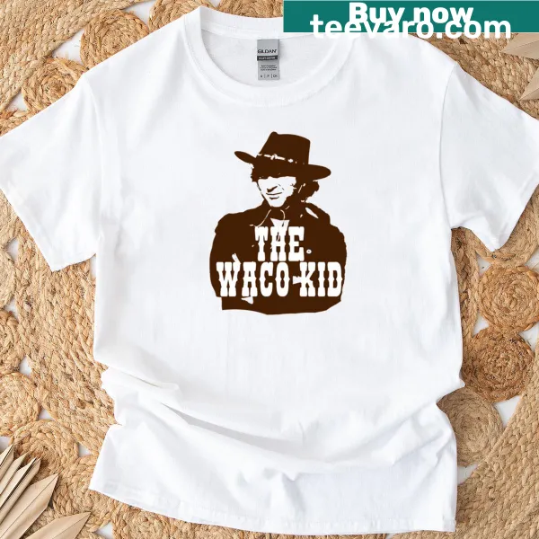T-shirt featuring the Waco Kid character design