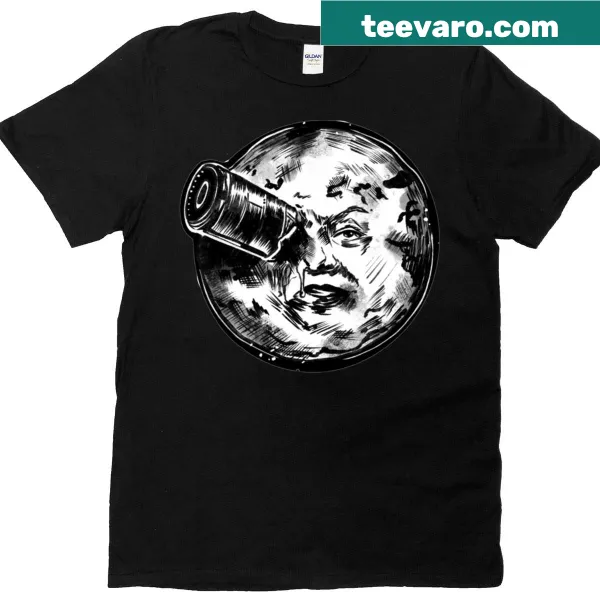 Oversized t-shirt with 'To The Moon' minimalist text