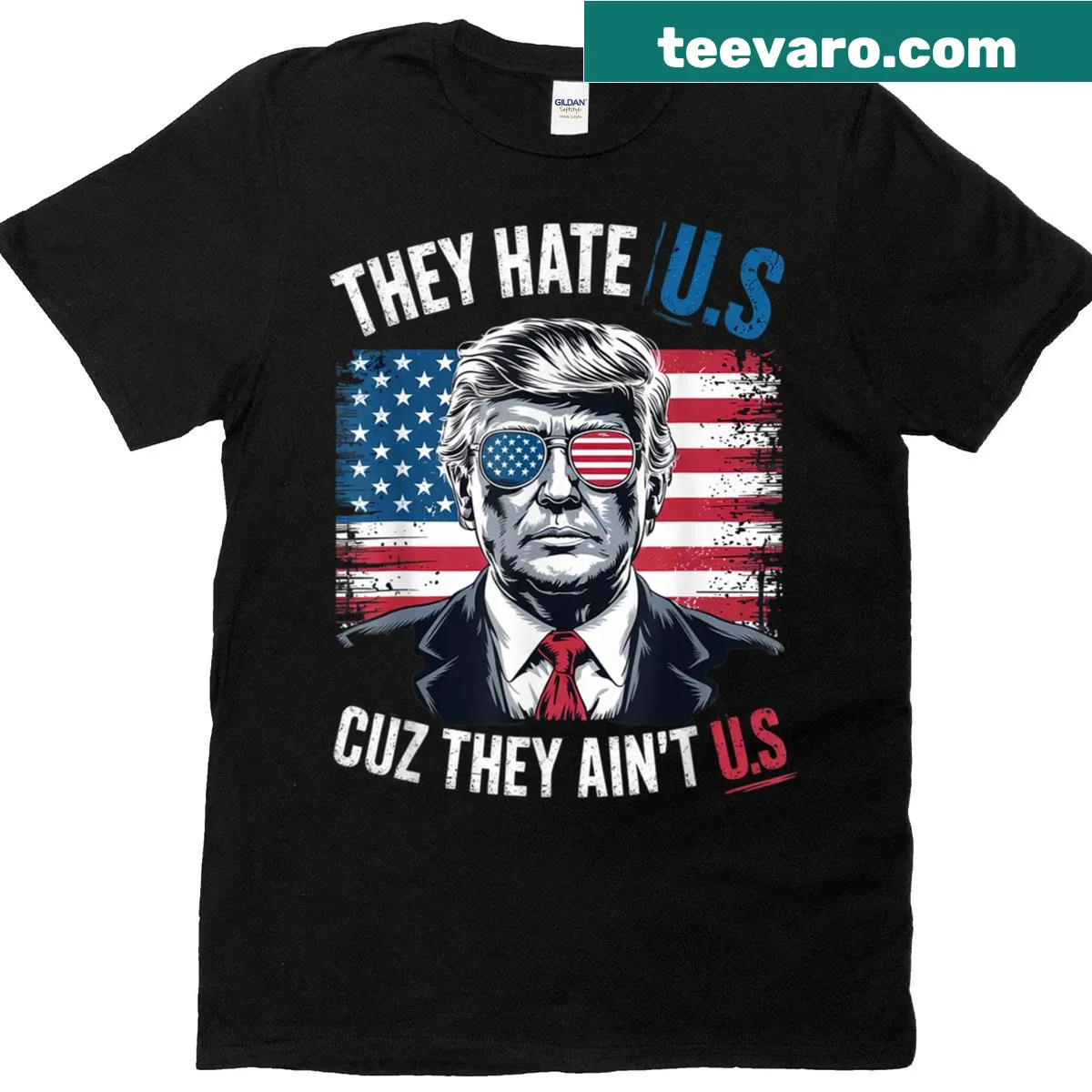 Funny Fourth of July T-shirt with patriotic quote — on a men's t-shirt