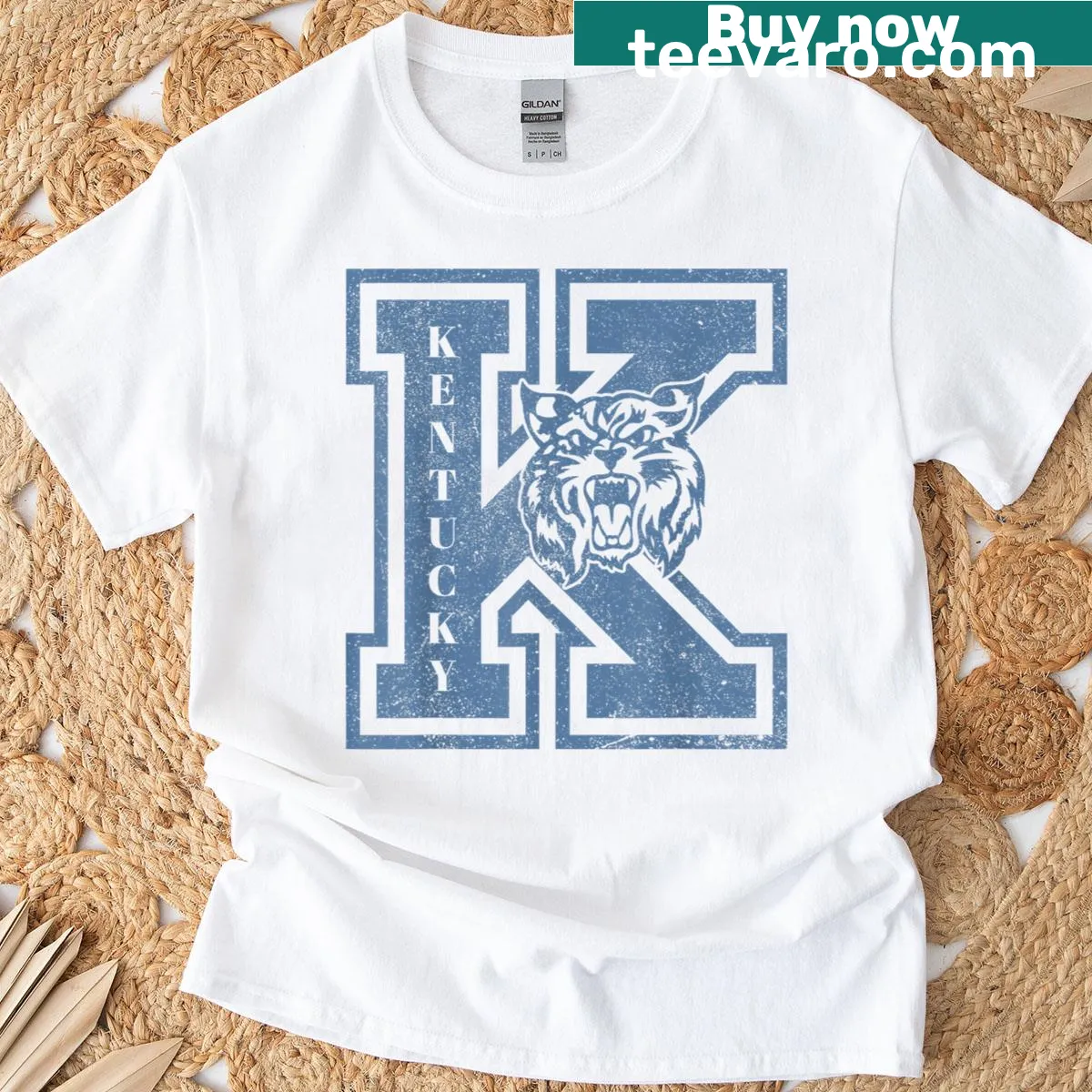 Retro Wildcats graphic t-shirt with vintage-style design — on a men's t-shirt