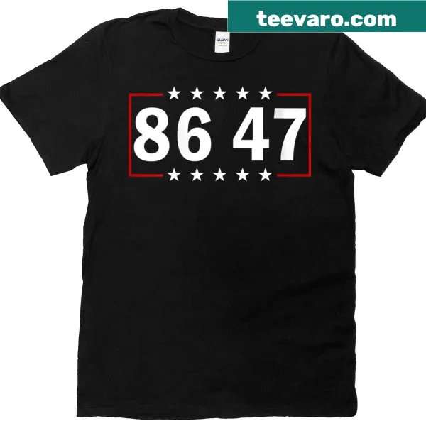 Subtle anti-Trump numeric design on women's T-shirt