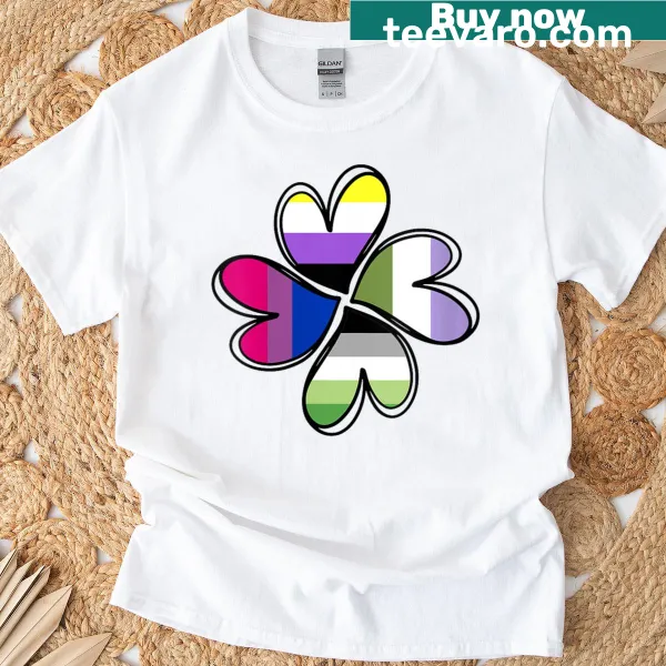Heart design with various pride flag patterns for LGBTQ+ pride.