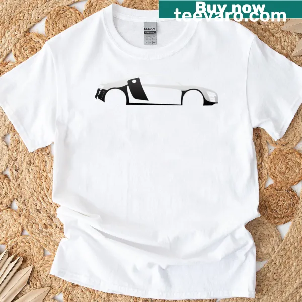 Illustrated Audi R8 T-shirt featuring bold car design