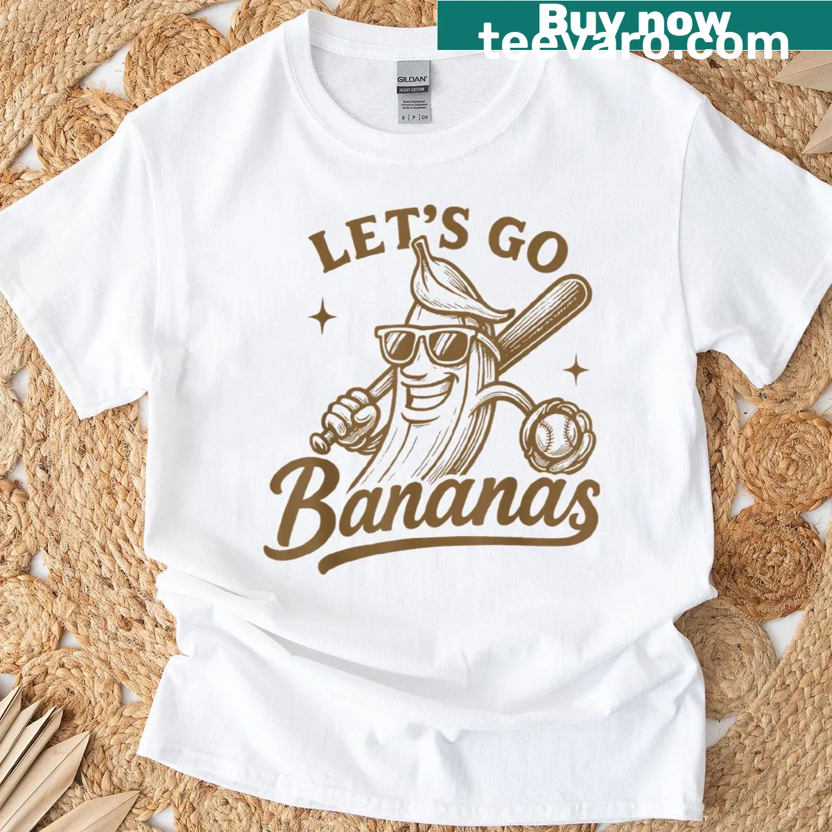 Playful shirt for banana lovers with fun graphic — on a men's t-shirt