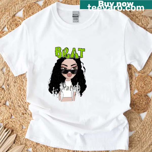 Playful T-shirt inspired by Charli XCX's artistic style