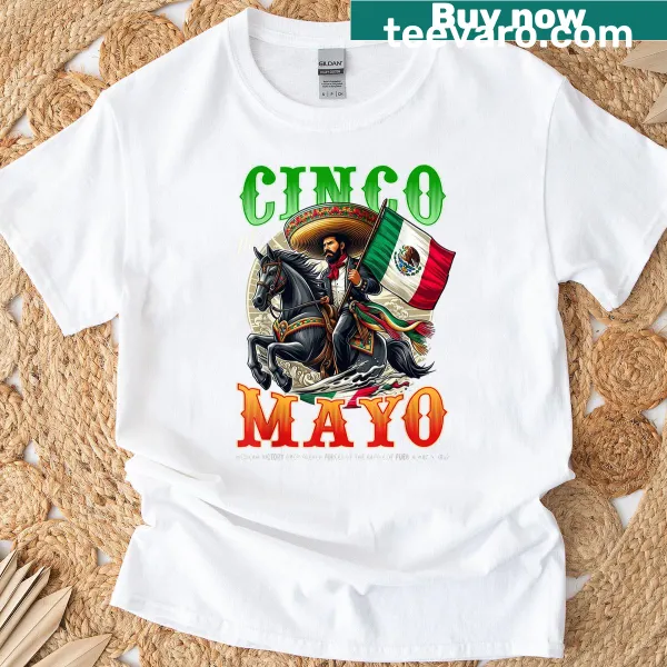 Cinco De Mayo T-shirt commemorating the Battle of Puebla