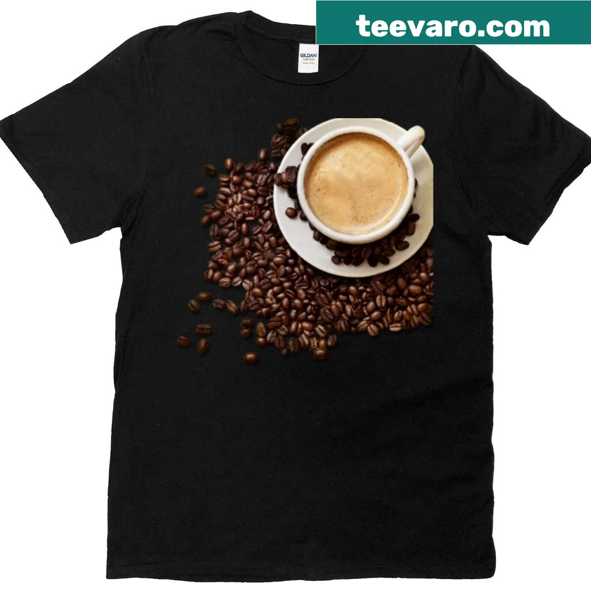 Active T-shirt with 'Coffee Time' text for coffee lovers — on a men's t-shirt