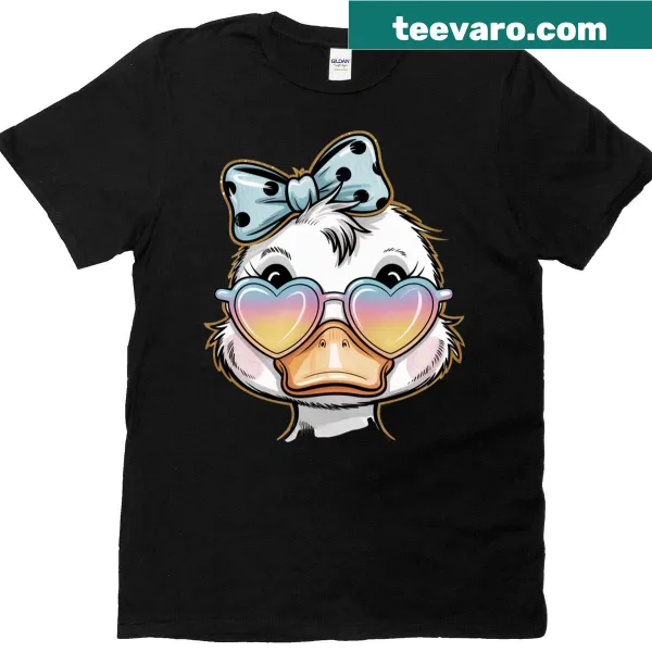 T-shirt featuring a cute illustrated duck