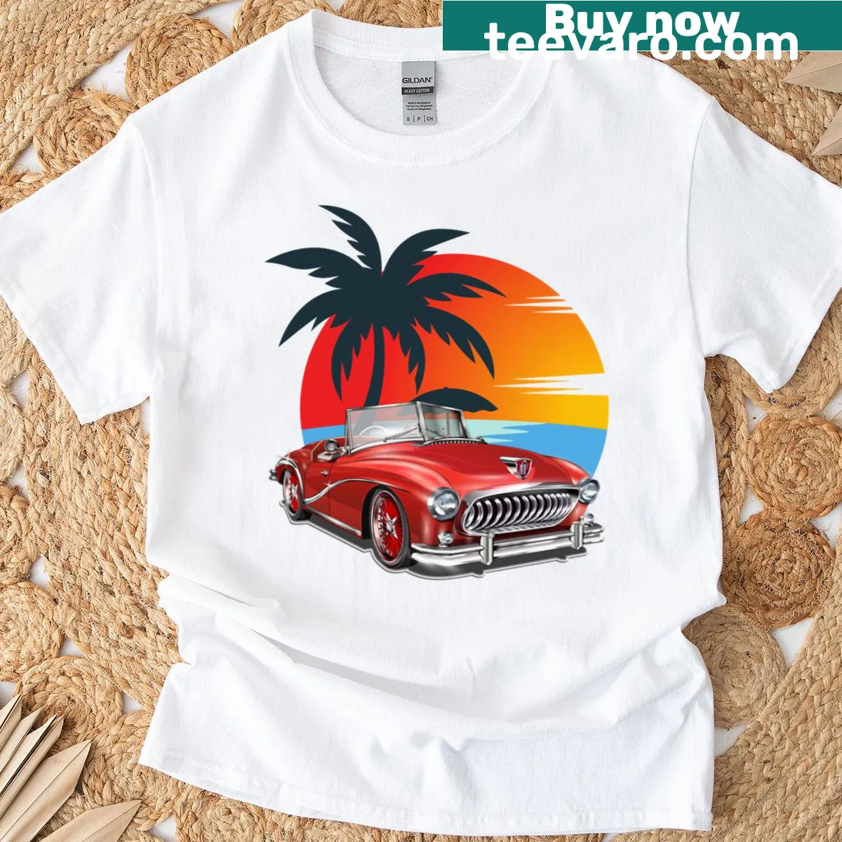 T-shirt featuring design about car hobby and collection. — on a men's t-shirt