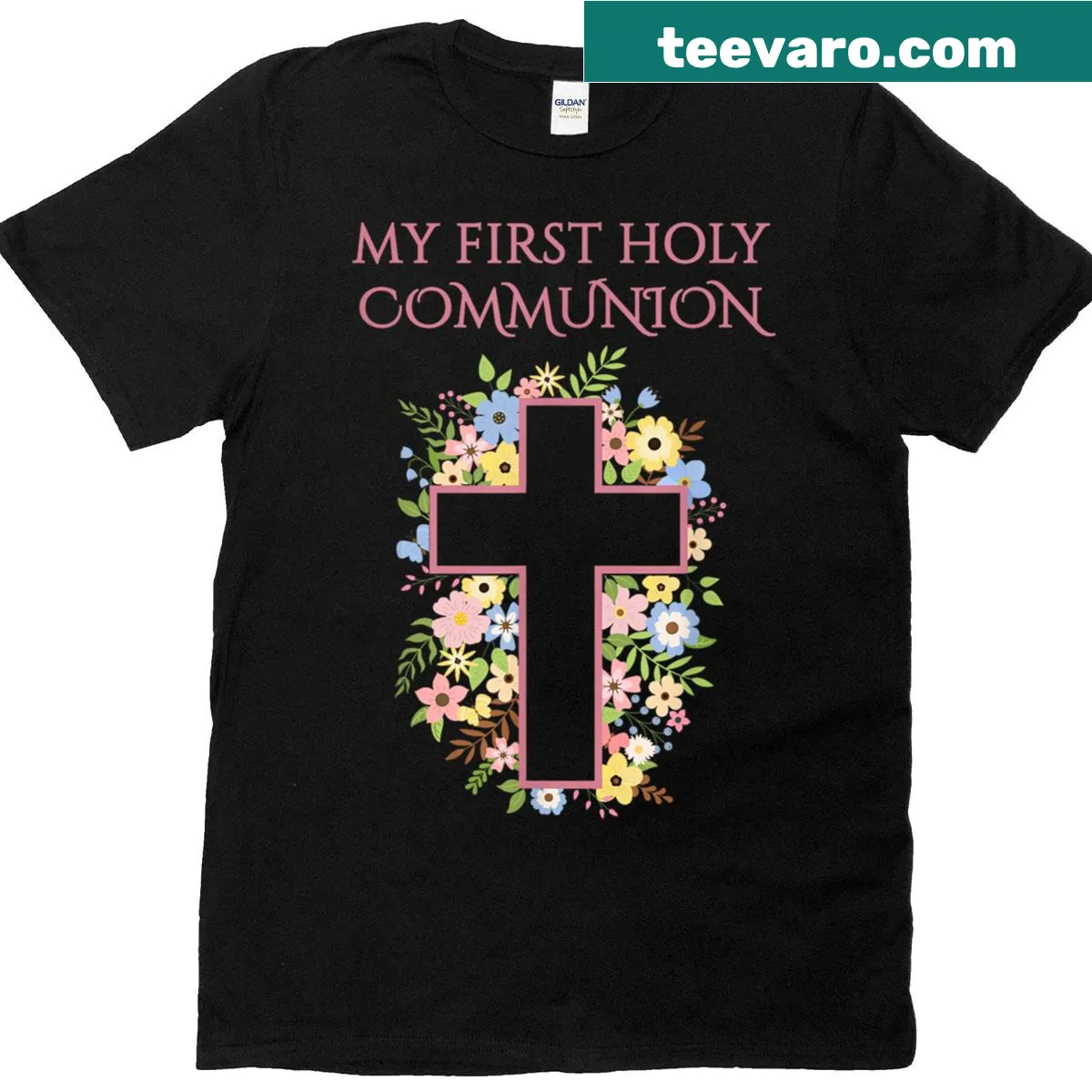 My First Holy Communion theme on a girl’s T-shirt. — on a men's t-shirt