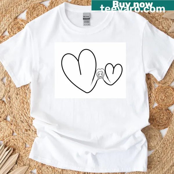 Sentimental 'Mothers Day' design on a t-shirt for moms.